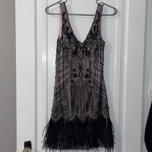 Classy dress, very interesting detailing.